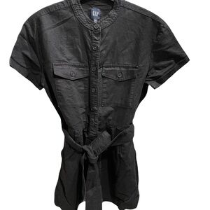 ❤️ GAP LINEN UTLITY ROMPER SHORT SET SIZE XXS